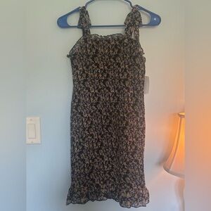 Chic Black Floral Dress